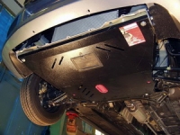 Защита картера и КПП, CHEVROLET Aveo (T 200), 1,2; 1,4, 2003 - 2006, сталь 2 мм