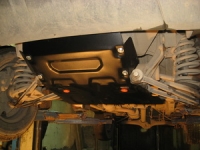 Защита картера и рулевых тяг Chevrolet Niva 1.7 2002-