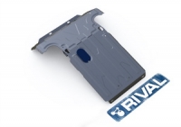 Защита радиатора и картера , Chevrolet Niva V - 1.7, 2002-2009/2009-, штатный крепеж, алюминий