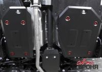 Защита топливного бака + комплект крепежа, Автоброня, Сталь, Toyota Rav4 2019-, V - 2.5; 2.0 